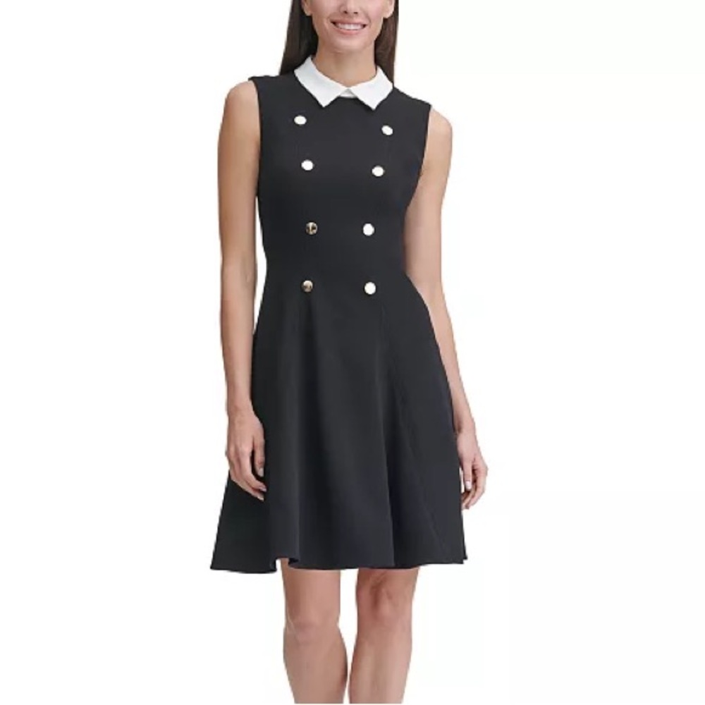 Tommy Hilfiger Contrast Collar Dress